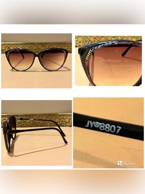 Retro 1980s Oversized Butterfly Sunglasses
